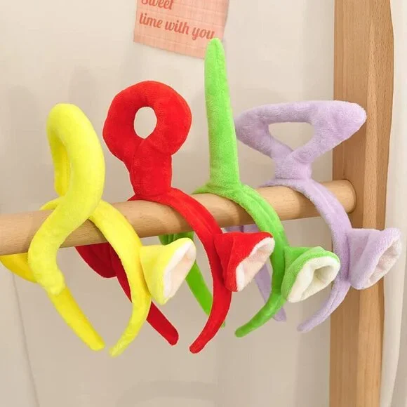 Green Cloth Headband Ears Fashion Hair Accessory for Adults Halloween Parties - Picture 4 of 5